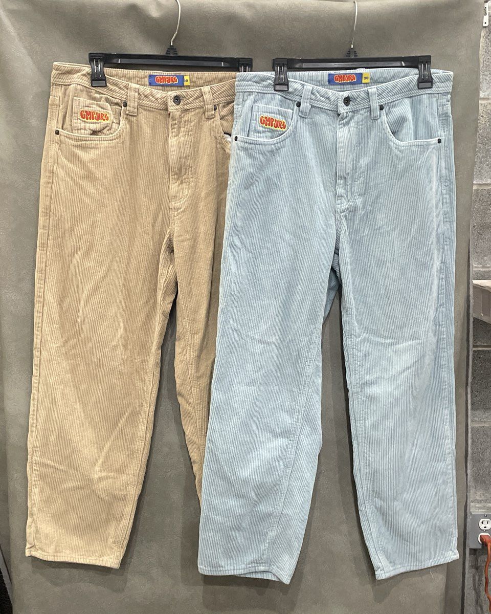 Empyre Men's Relax Corduroy Pants Lot of 2 Tan Light Blue 100% Cotton Size 30