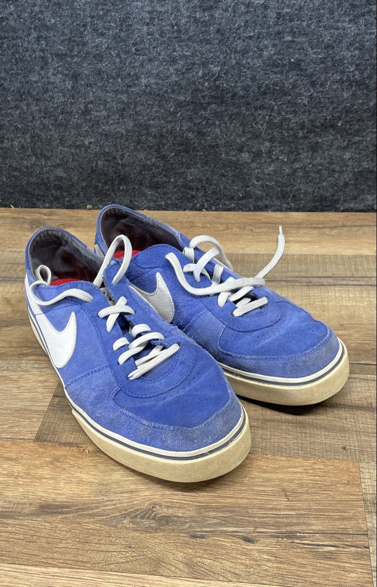 Nike SB Paul Rodriguez V-Rod Blue White Skate Shoes Men's Size 10.5