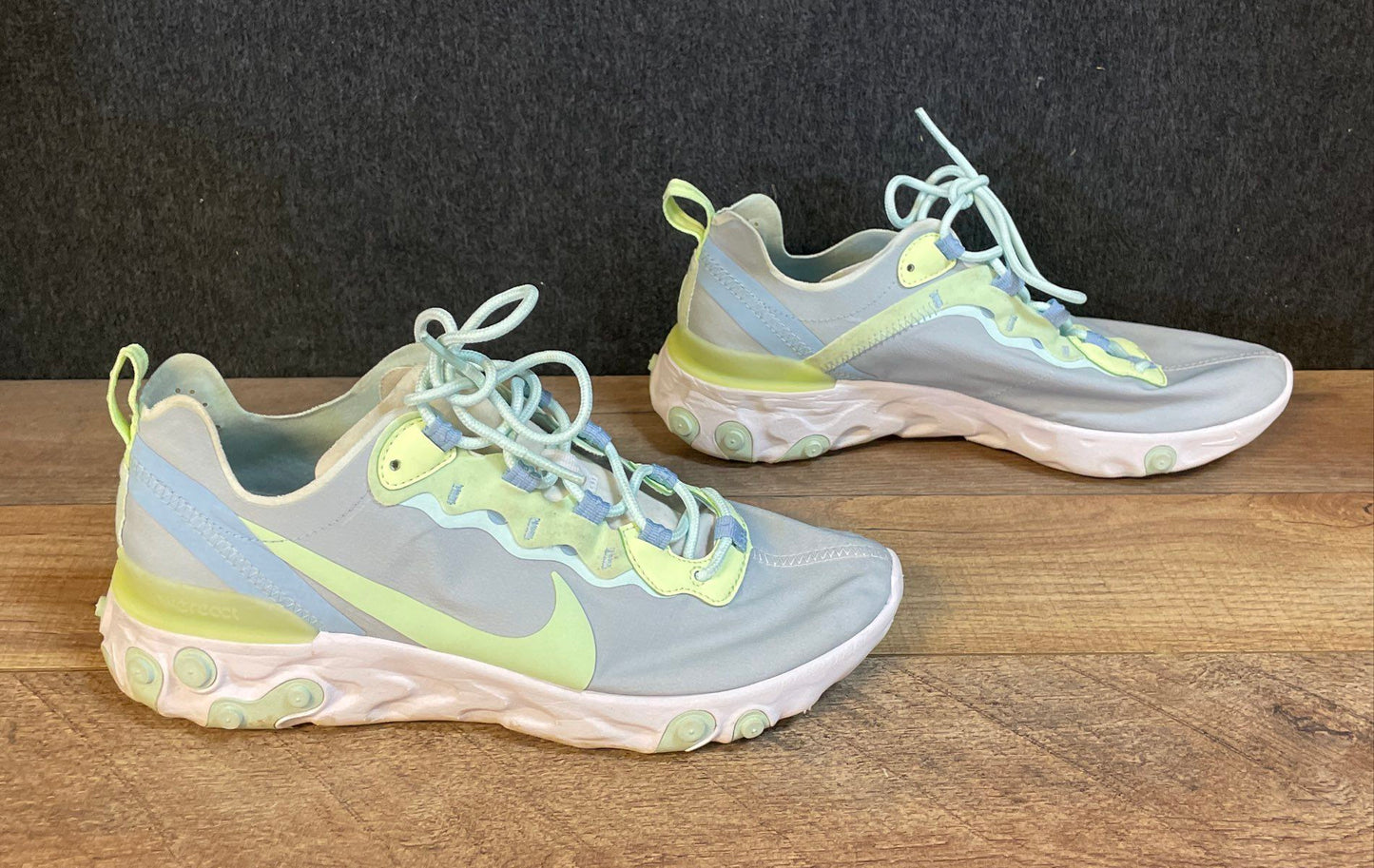 Nike React Element 55 Ocean Cube Luminous Green Women's Shoes Size 9