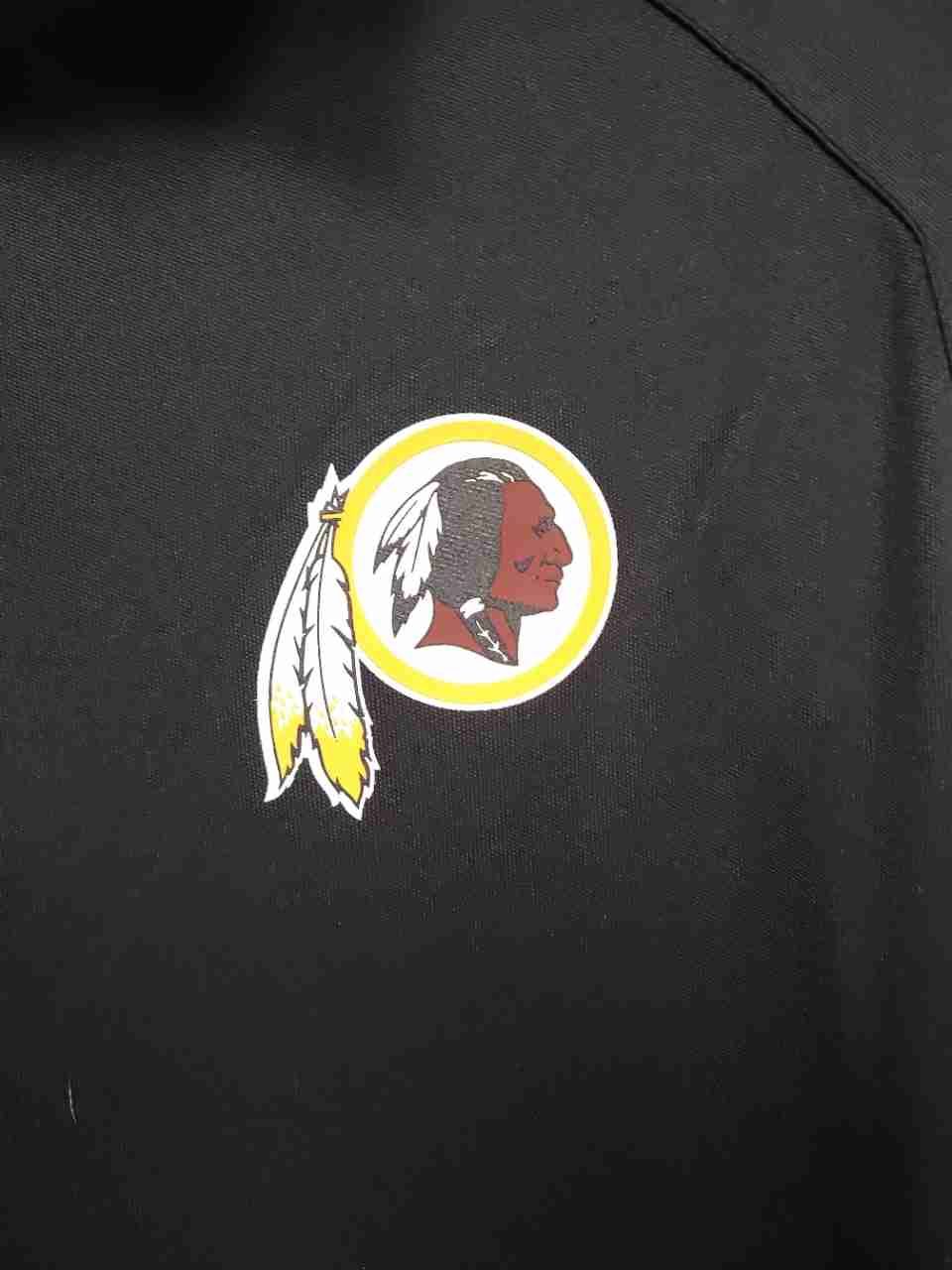 Nike Men's Washington Redskins NFL On-Field Dri-Fit Black Polo Shirt Sz L