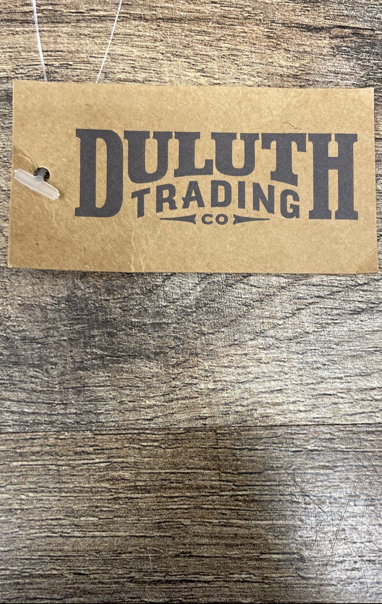 Duluth Trading Company Men's Blue Plaid Burlyweight Flannel Shirt NWT Size L