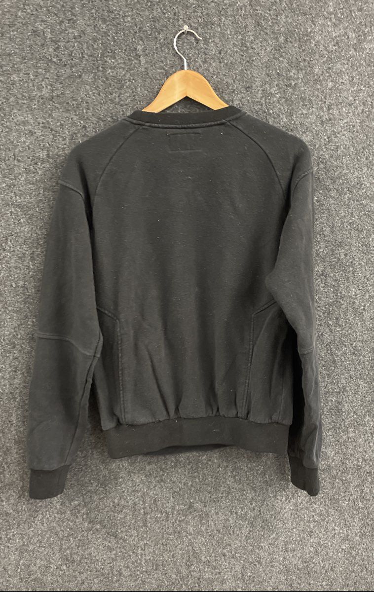 BKYS Men's Black Lucky Charm Voodoo Bunny Chenille Patch Sweatshirt Size M