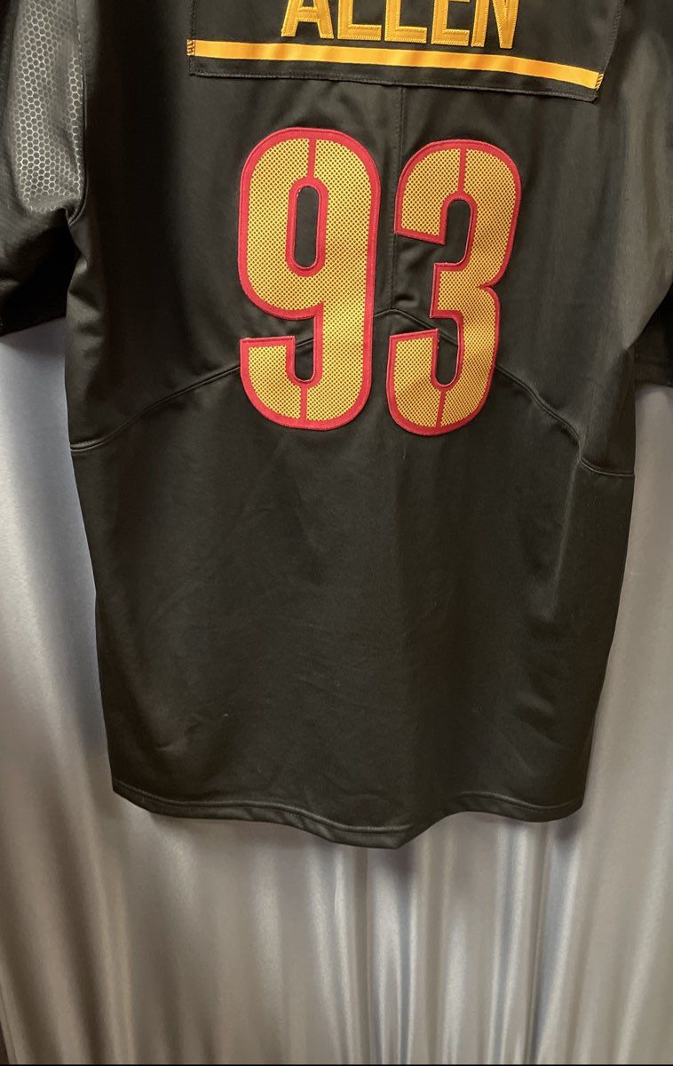 Nike Men's Washington Commanders Jonathan Allen #93 Black NFL Jersey Size L