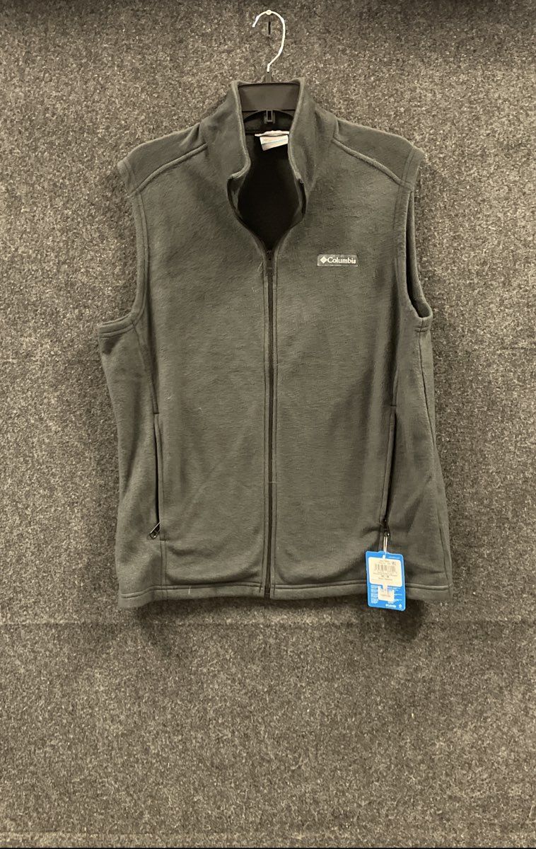 Columbia Men's Granite Mountain Fleece Vest Grey Full Zip NWT Sz M