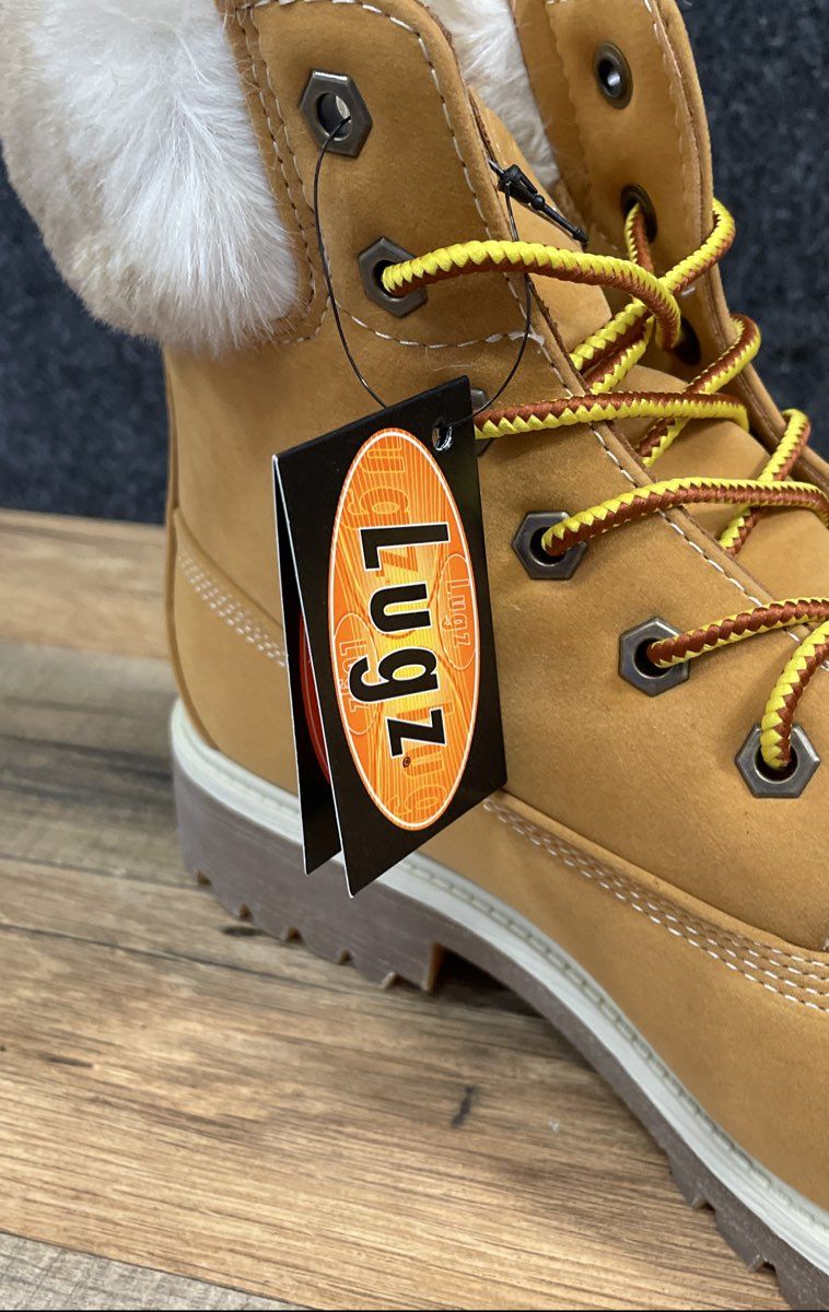 Lugz Empire Hi Fur Tan Wheat Women's Faux Fur Trimmed Boots Size 10 NWT