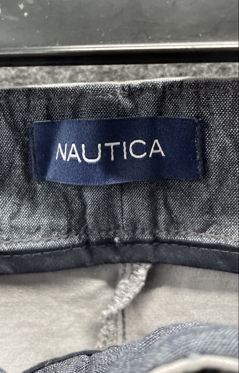 Nautica Men's Grey Classic Fit Stretch Deck Pants NWT 46x30