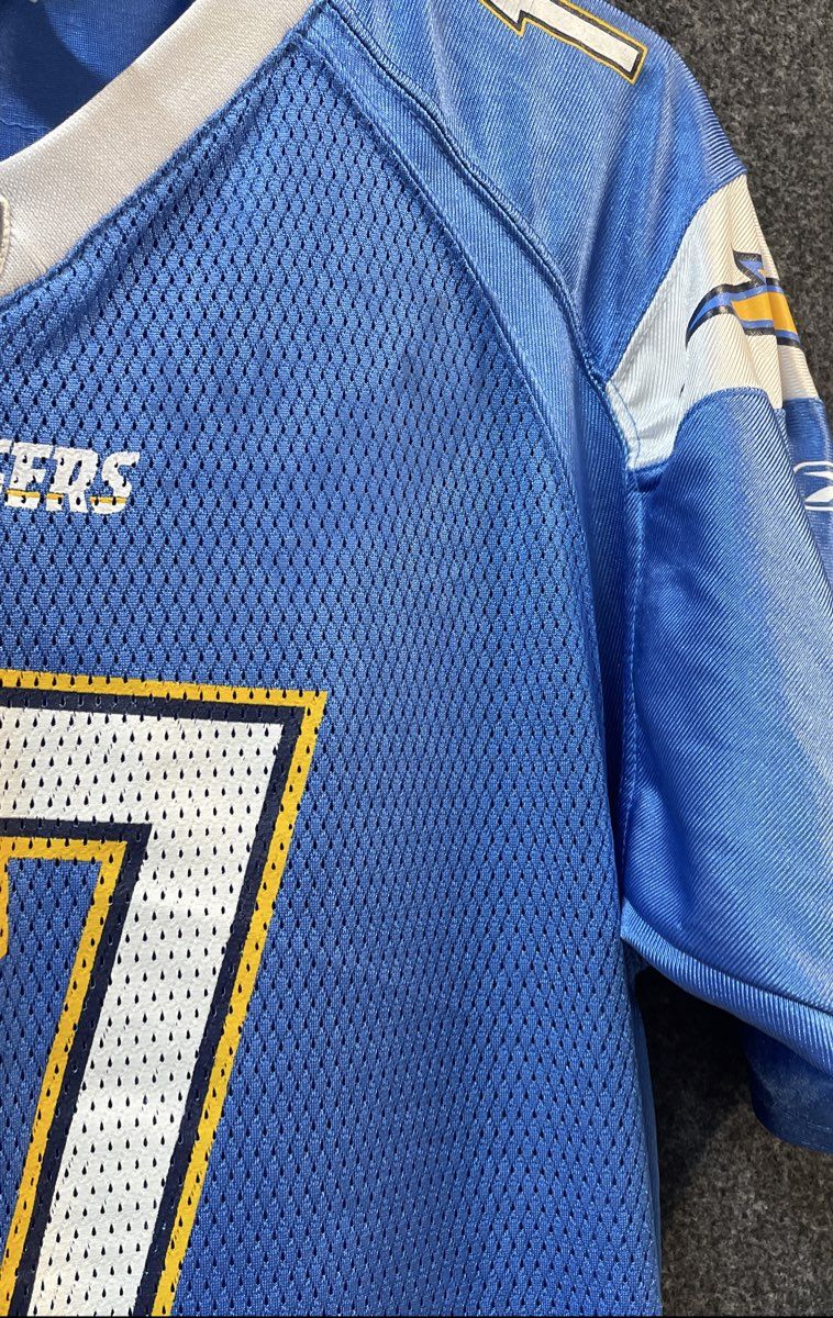 Reebok San Diego Chargers Philip Rivers #17 NFL Jersey Powder Blue Youth Sz XL