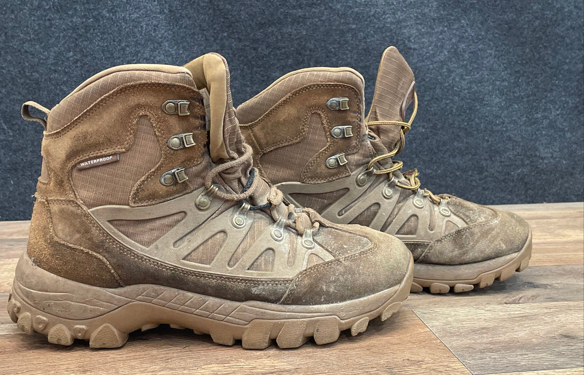 Free Soldier Tactical Waterproof Mid-High Boots Tan Coyote Size 10