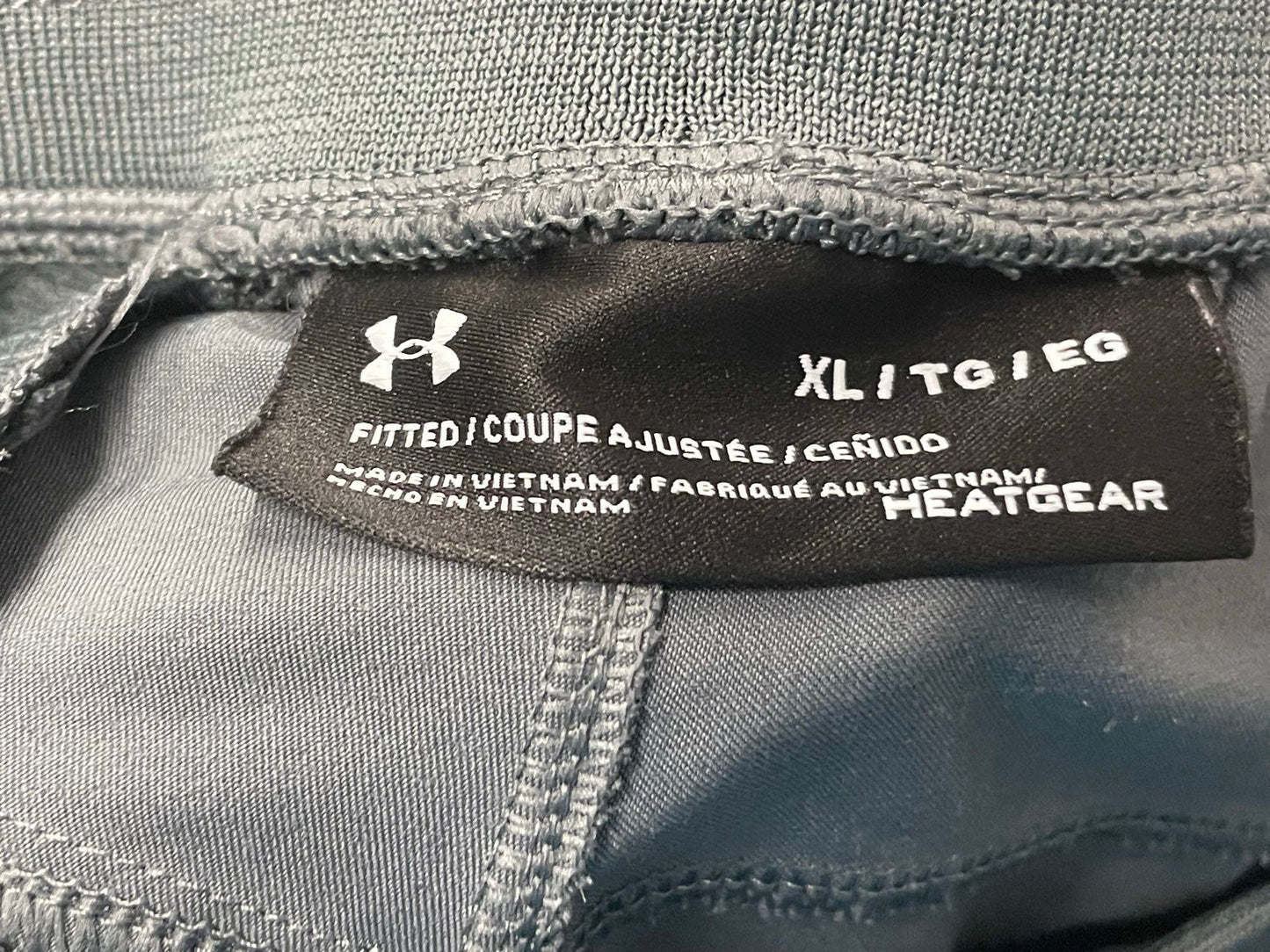 Under Armour Men's Unstoppable Tapered Pants Gray Heatgear Fitted Sz XL