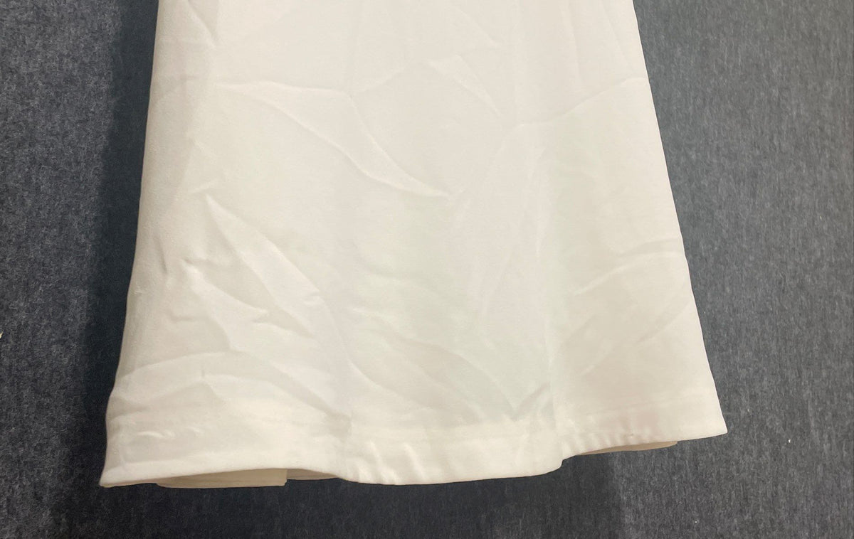 Camilyn Beth Women's Ivory Ruffle Neck Fit & Flare Mini Dress Sz 00 NWT