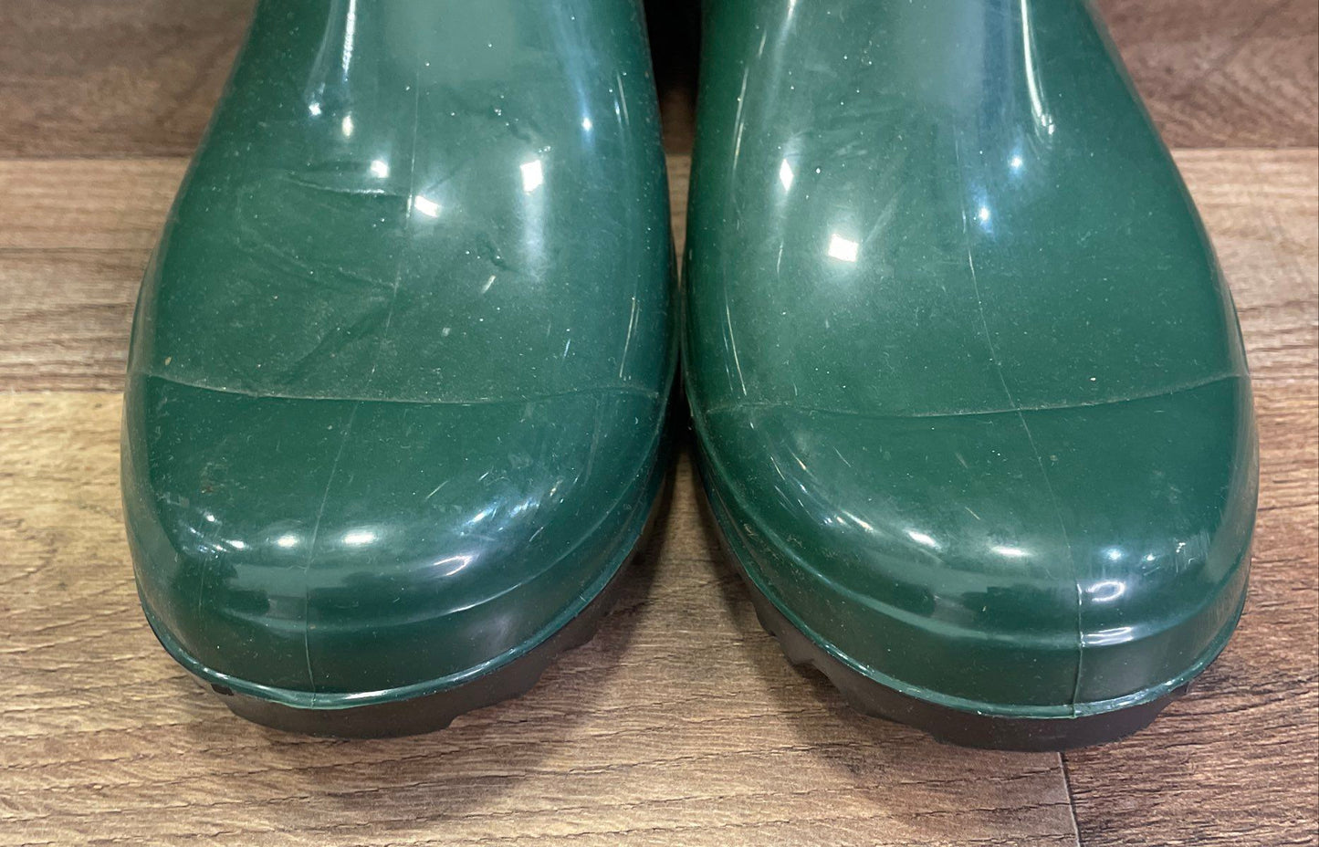 UGG Shaye Pine Green Tall Waterproof Rubber Rain Boots Women's Size 9