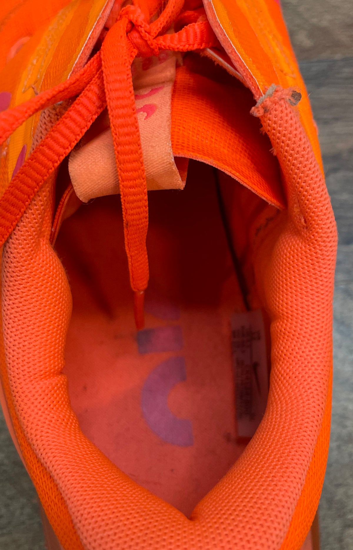 Nike Air Max Up Bright Crimson Orange Women's Running Sneakers Size 12
