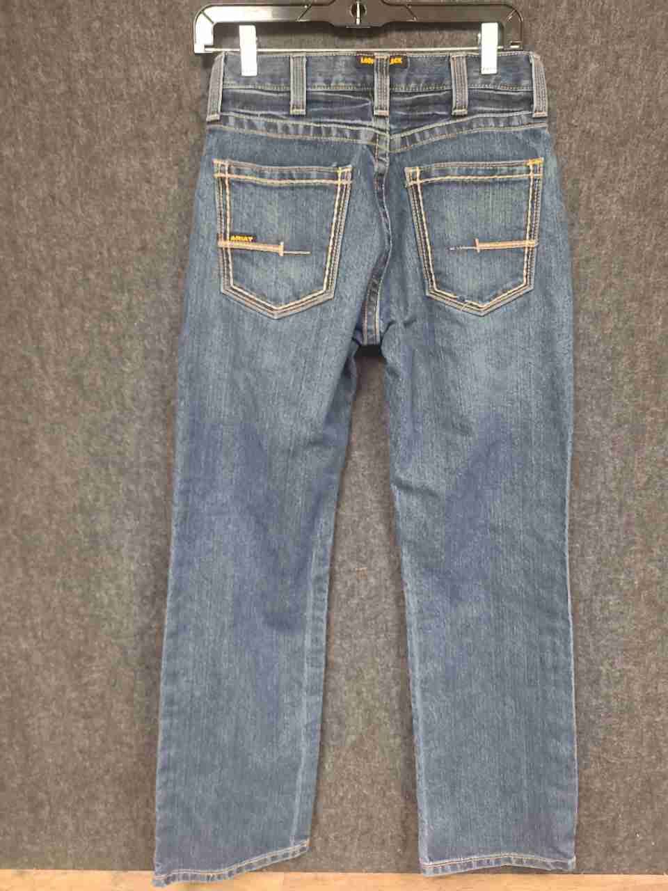 Ariat Men's Rebar M5 Straight Leg Blue Wash Denim Jeans Size 28x30