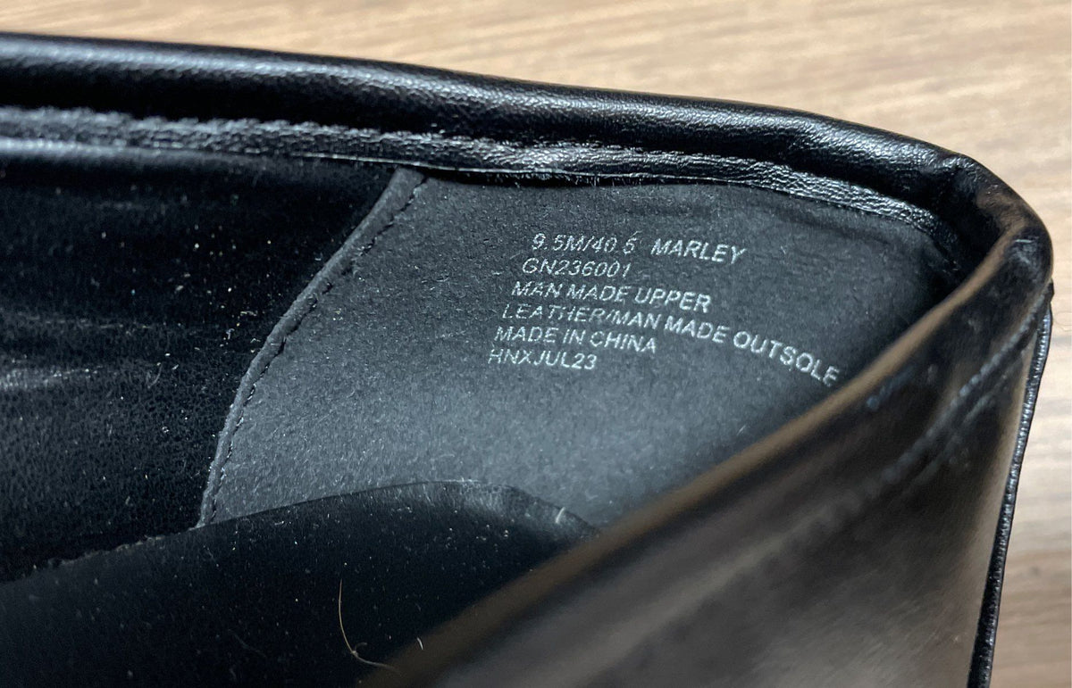 BCBGeneration Marley Black Studded Lug Sole Loafers Size 9.5M