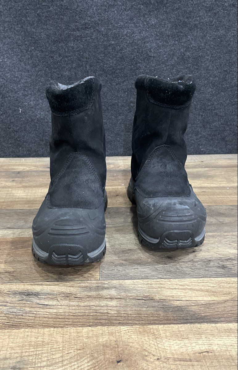 Columbia Bugaboot II Slip-On Black Winter Snow Boots Men's Size 8.5