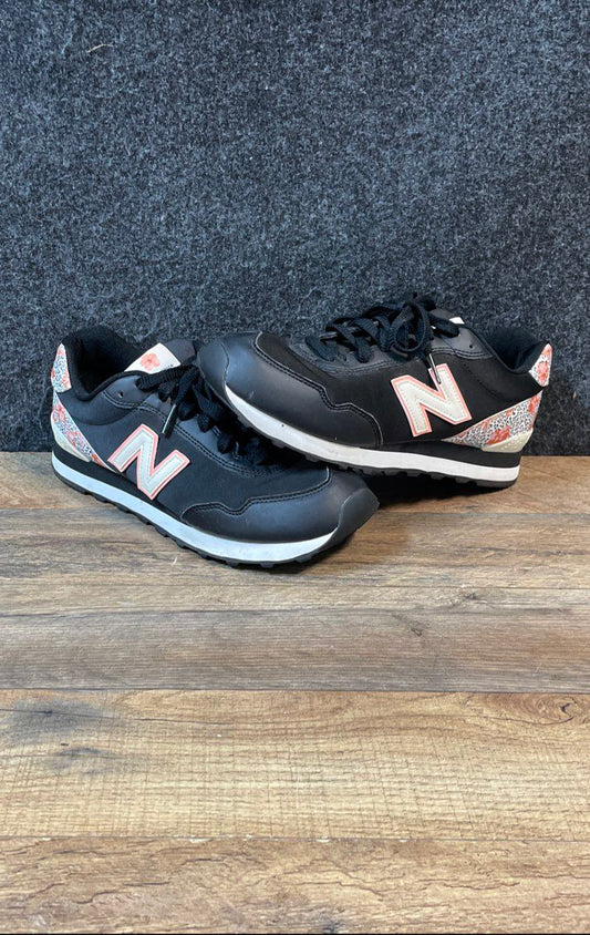 New Balance 515 Black Pink Floral Leopard Women's Sneakers Size 9.5