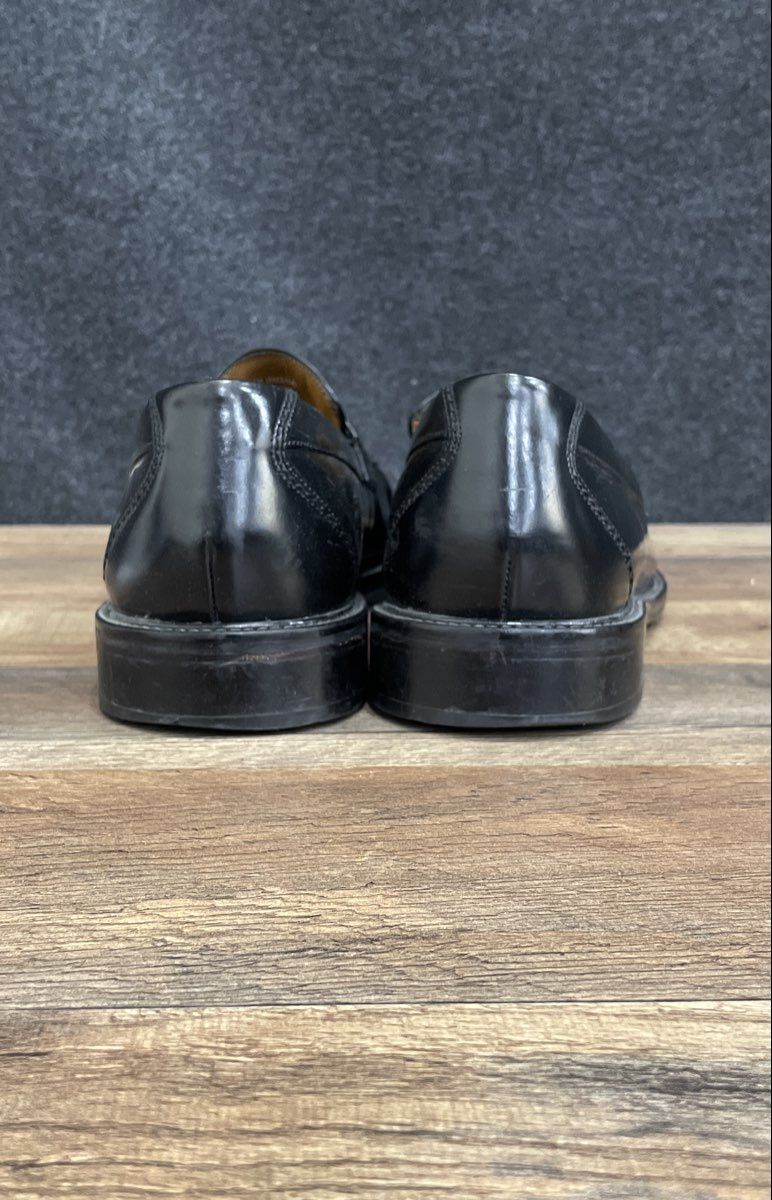 Bostonian First Flex Black Leather Tassel Loafers Men's Size 10M