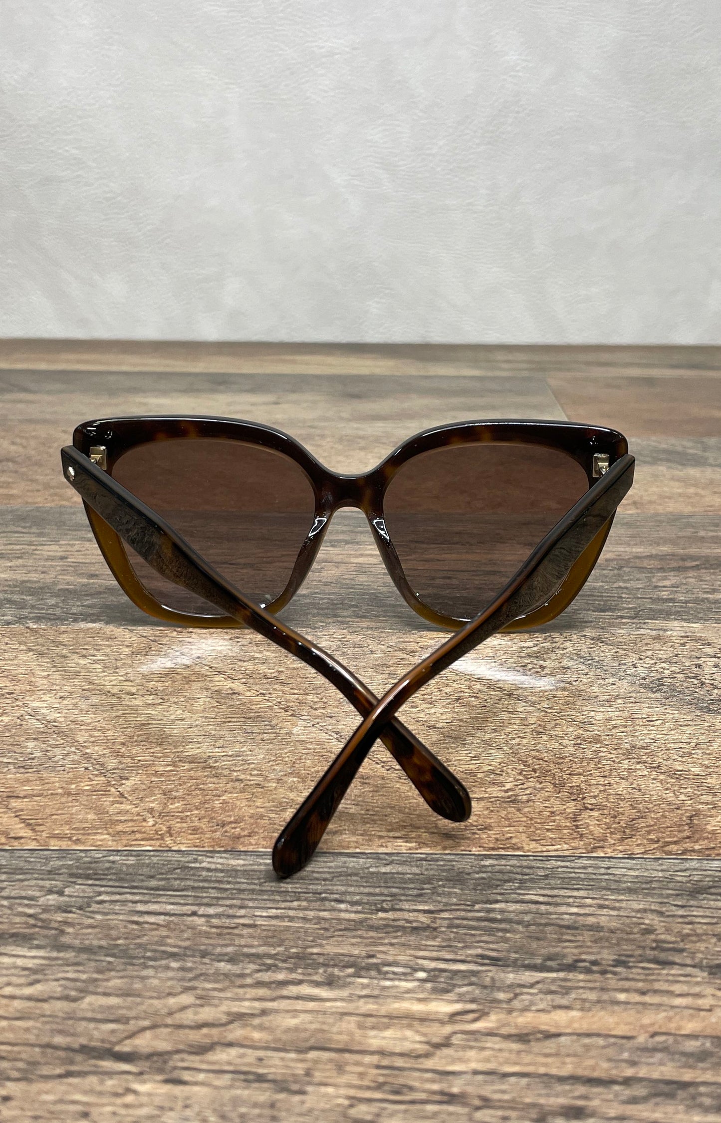 Kate Spade Tortoise Kiyanna/S Cat Eye Sunglasses Brown Gradient Lens Hard Case