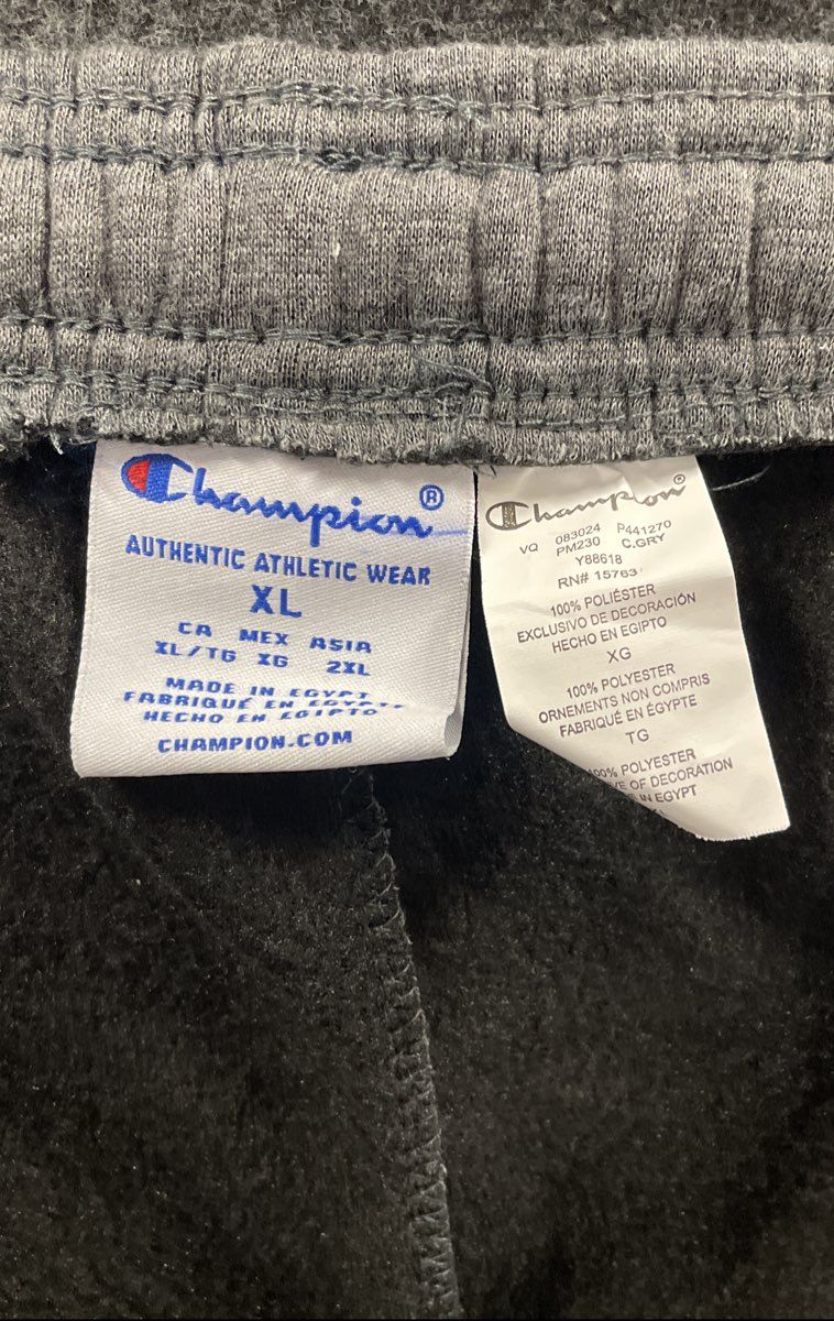 Champion Men's Gray Cargo Fleece Sweatpants Joggers NWT Size XL