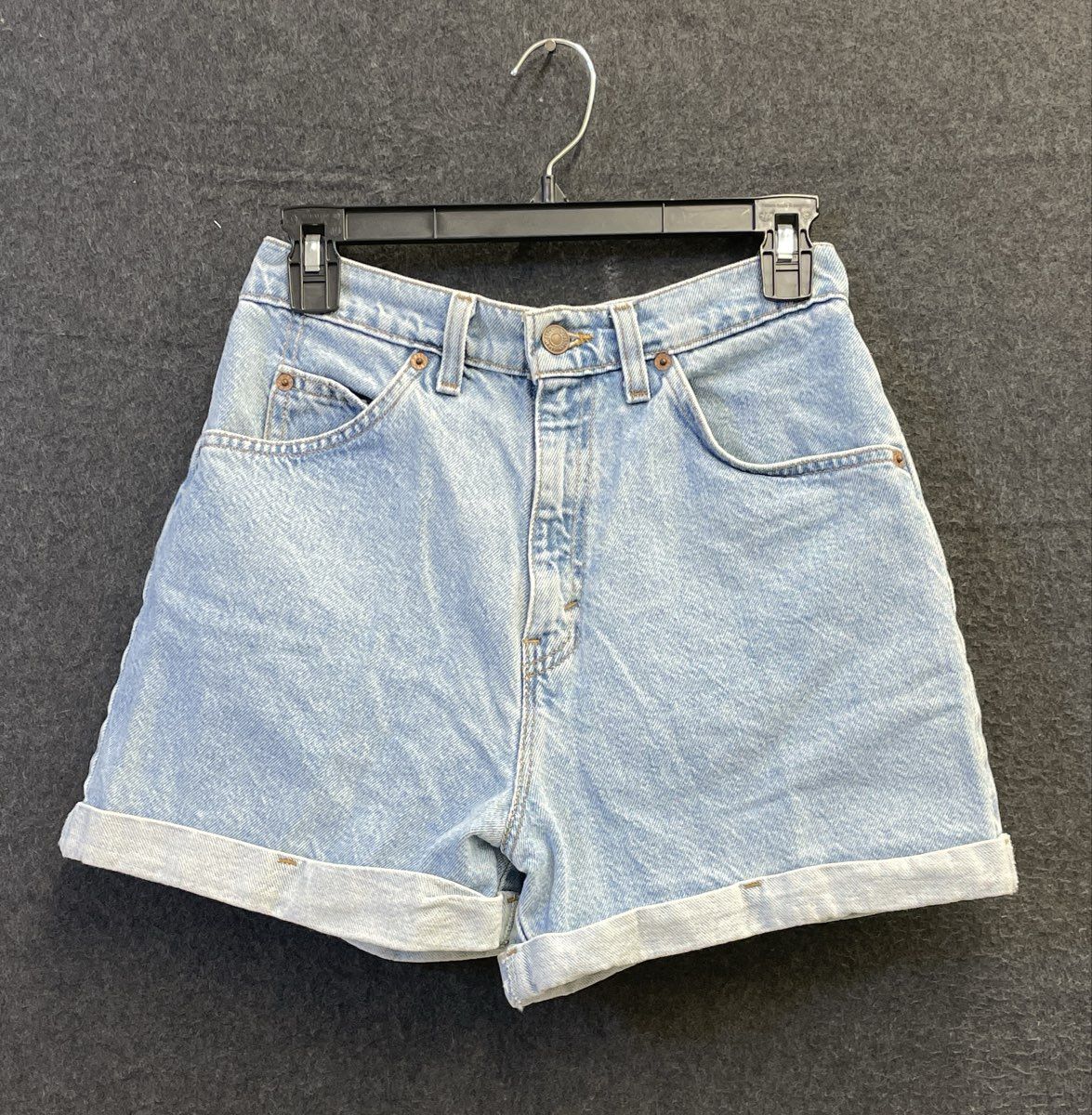 Vintage 90s Levi's Denim Shorts Lot of 2 High Rise Cutoff Cuffed 37910 37954
