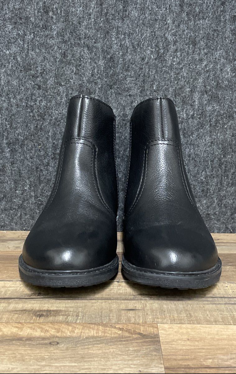 Easy Spirit Juna Black Leather Ankle Booties Women's Size 7M