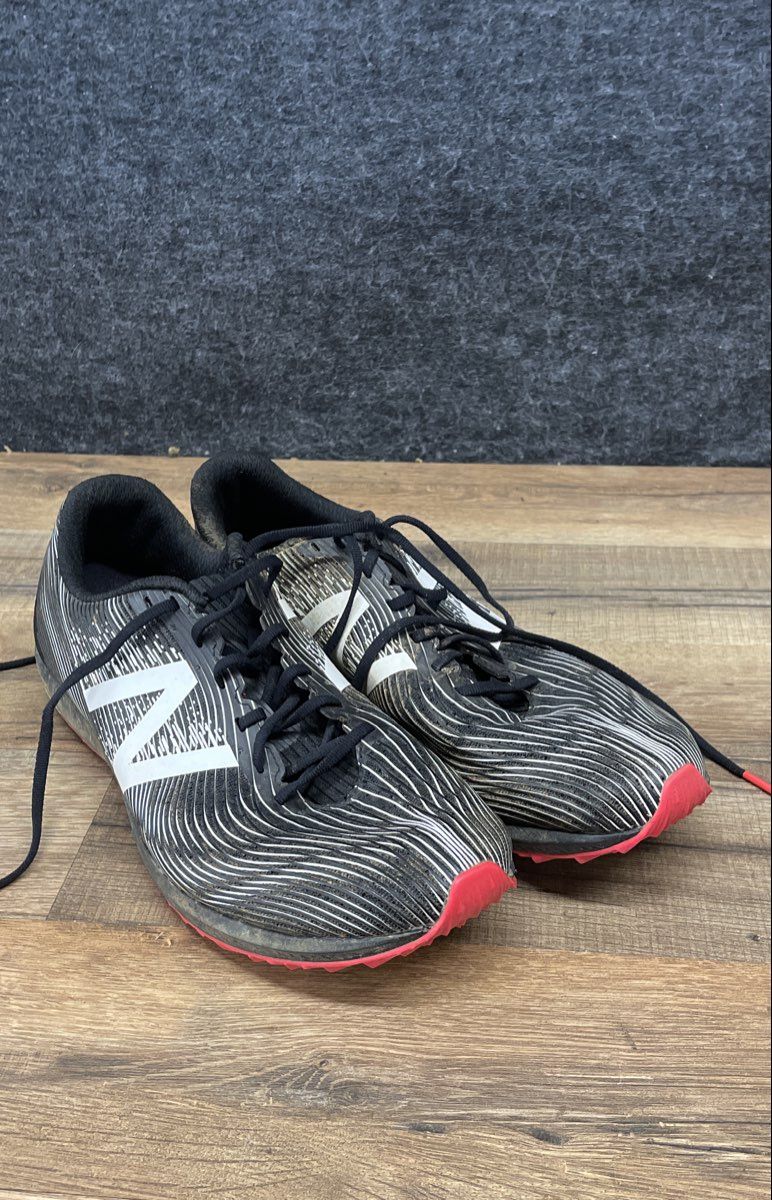 New Balance XC Seven v2 Black White Cross Country Cleats Men's Size 9