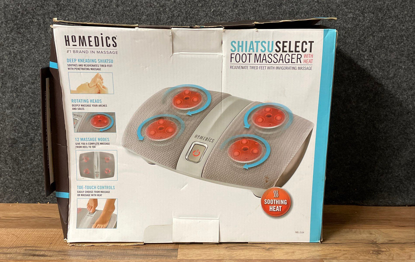 HoMedics FMS-255H Shiatsu Select Foot Massager with Soothing Heat