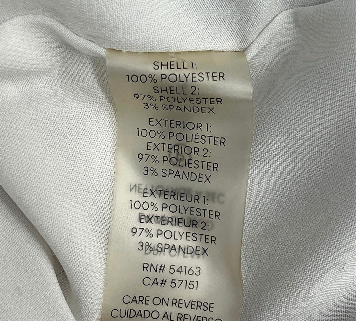 Calvin Klein Women's White Tan Floral Sleeveless Keyhole Lined Blouse Top