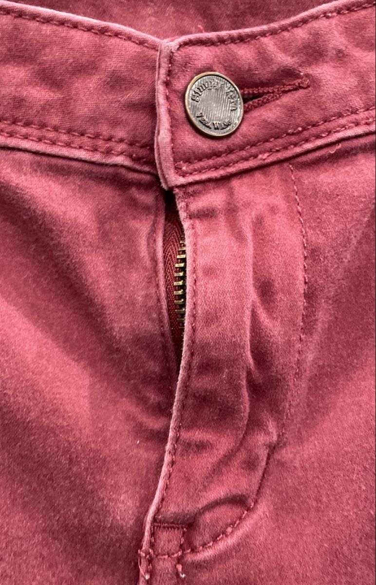 Simply Vera Vera Wang Women's Mauve Stretch Cotton Skinny Jeans Sz 6