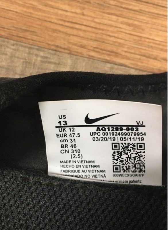 Nike Free RN 5.0 Black White Anthracite Men's Running Shoes Size 13