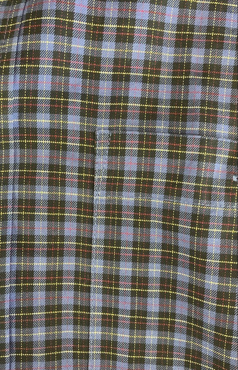 Vintage 90s Orvis Sporting Traditions Men's Blue Plaid Button Down Shirt Sz L