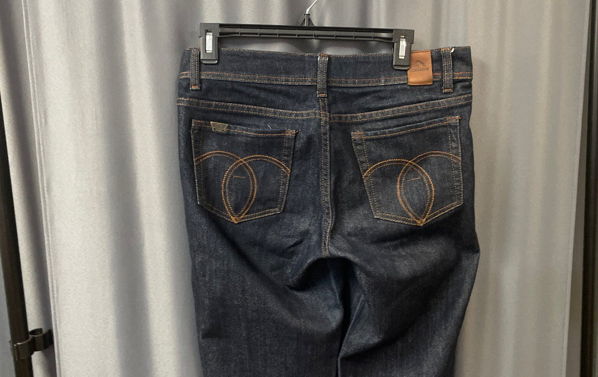 Jordache Women's Alexis Legacy Bootcut Jeans Dark Blue Denim Size 29/8