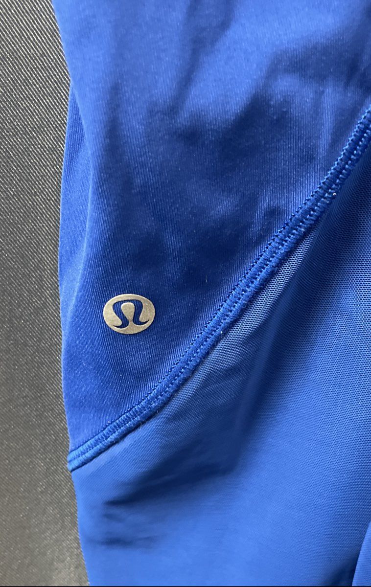 Lululemon Women's Blue Fast and Free High-Rise Tight 25" Leggings Sz 2