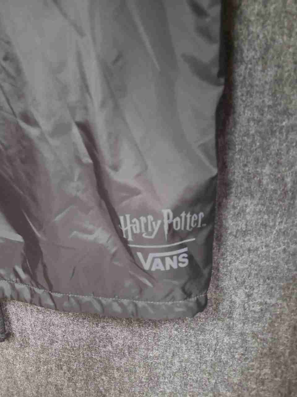 Vans x Harry Potter Men's Black Deathly Hallows Torrey Coach Jacket Sz M