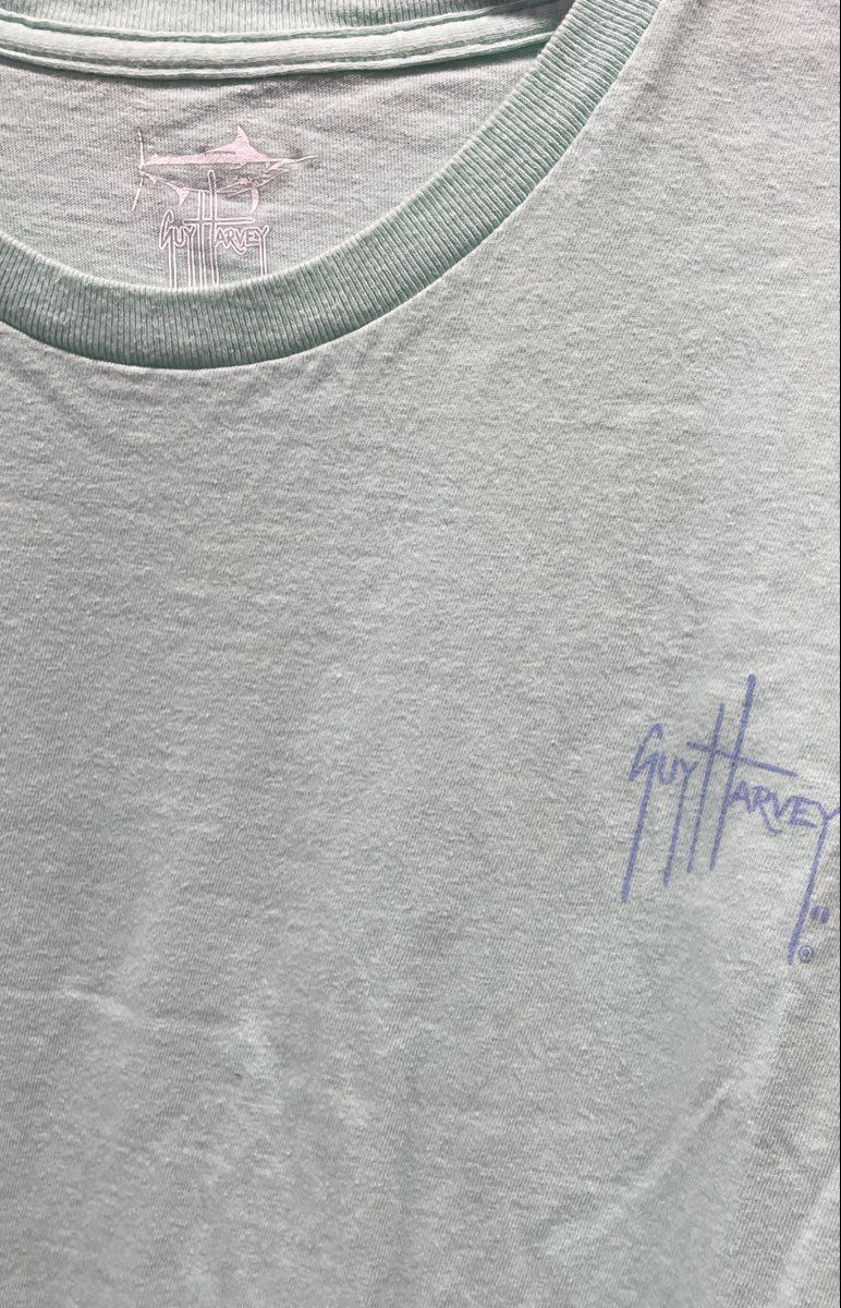 Guy Harvey Marlin Graphic T-Shirt Seafoam Green Originals Classic Fit Sz 2XL