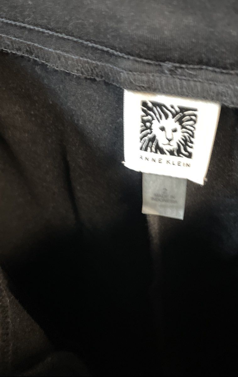 Anne Klein Women's Black Slim Ankle Career Pants Trousers Sz 2 NWT