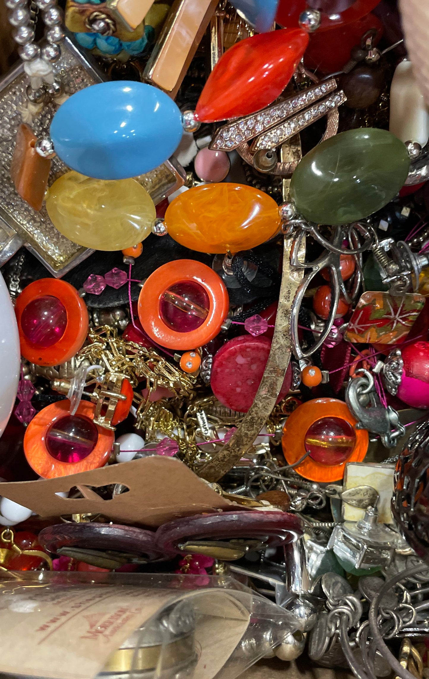 25.1 lb Lot of Assorted Costume Jewelry