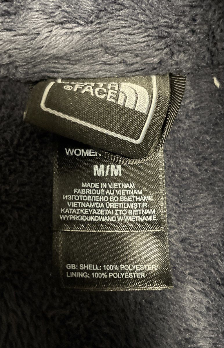 The North Face Women's Shelbe Raschel Softshell Jacket Purple Fleece Lined Sz M