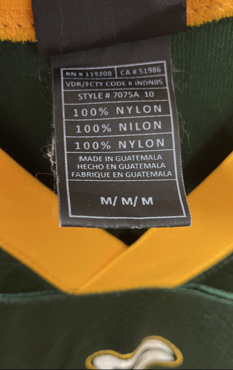 Reebok Men's Green Bay Packers Aaron Rodgers #12 Jersey Green Size Medium
