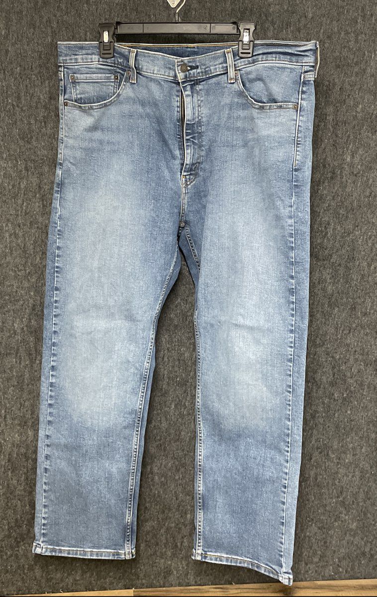 Levi's Men's 506 Straight Leg Light Wash Blue Denim Jeans Sz 40x30