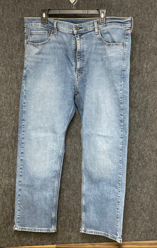 Levi's Men's 506 Straight Leg Light Wash Blue Denim Jeans Sz 40x30