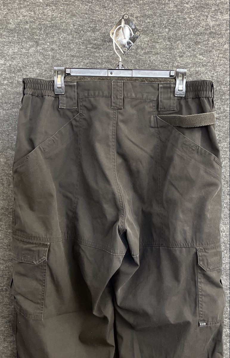5.11 Tactical Men's Black Cargo Pants Ripstop Utility Work Trousers 36x32