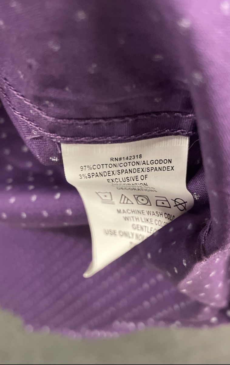 Nick Graham Men's Purple Polka Dot Stretch Slim Fit Shirt NWT 18-18.5 36-37