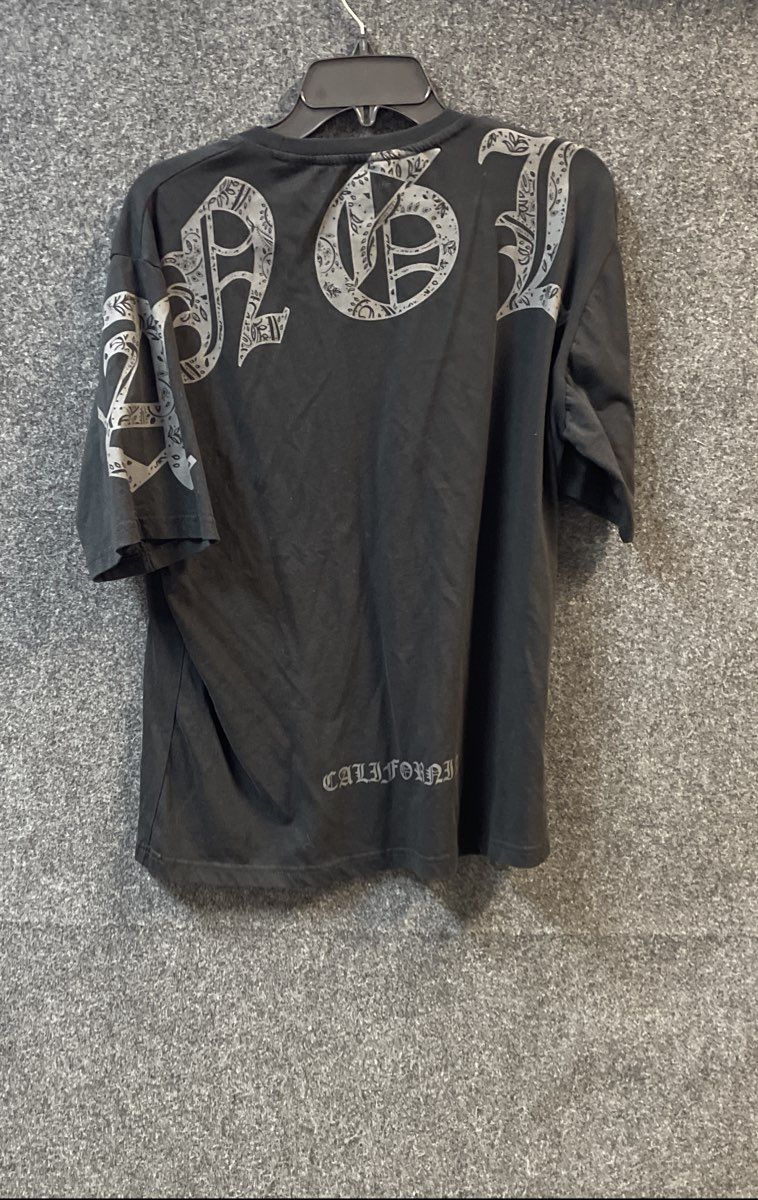 Primark Men's Black Los Angeles California Graphic Gothic T-Shirt Sz M