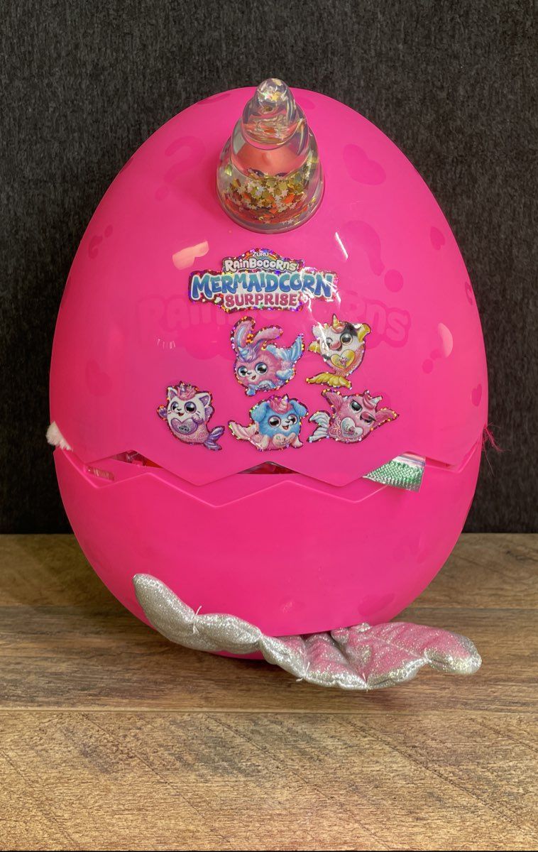 Zuru Rainbocorns Mermaidcorn Surprise Flamingo Plush Toy 2021 Open Box