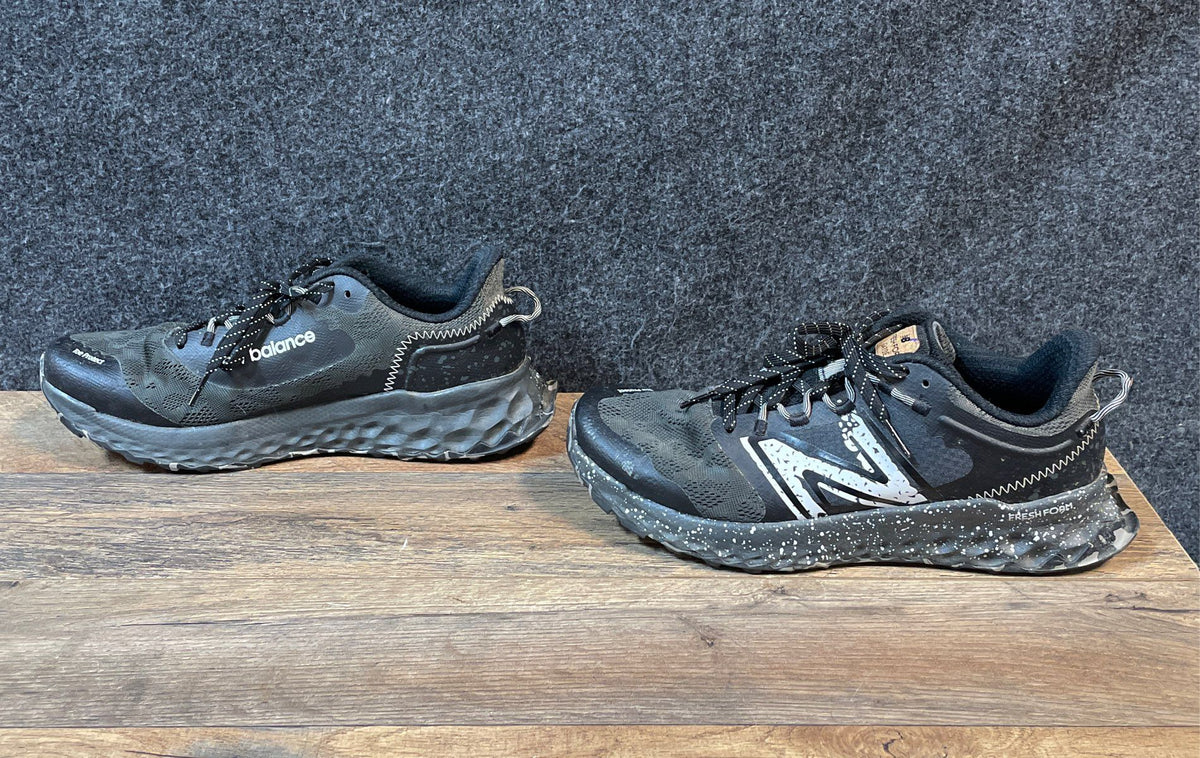 New Balance Fresh Foam Arishi Trail Black White Speckled Running Shoes Size 9