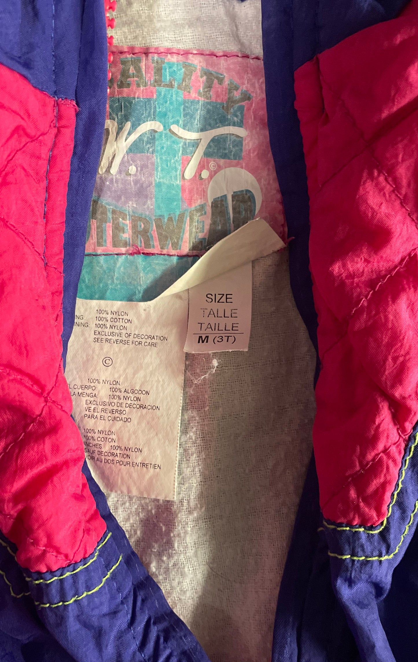 Weather Tamer Quality Outerwear Girls Windbreaker Jacket Lot 2 Sz 24M 3T