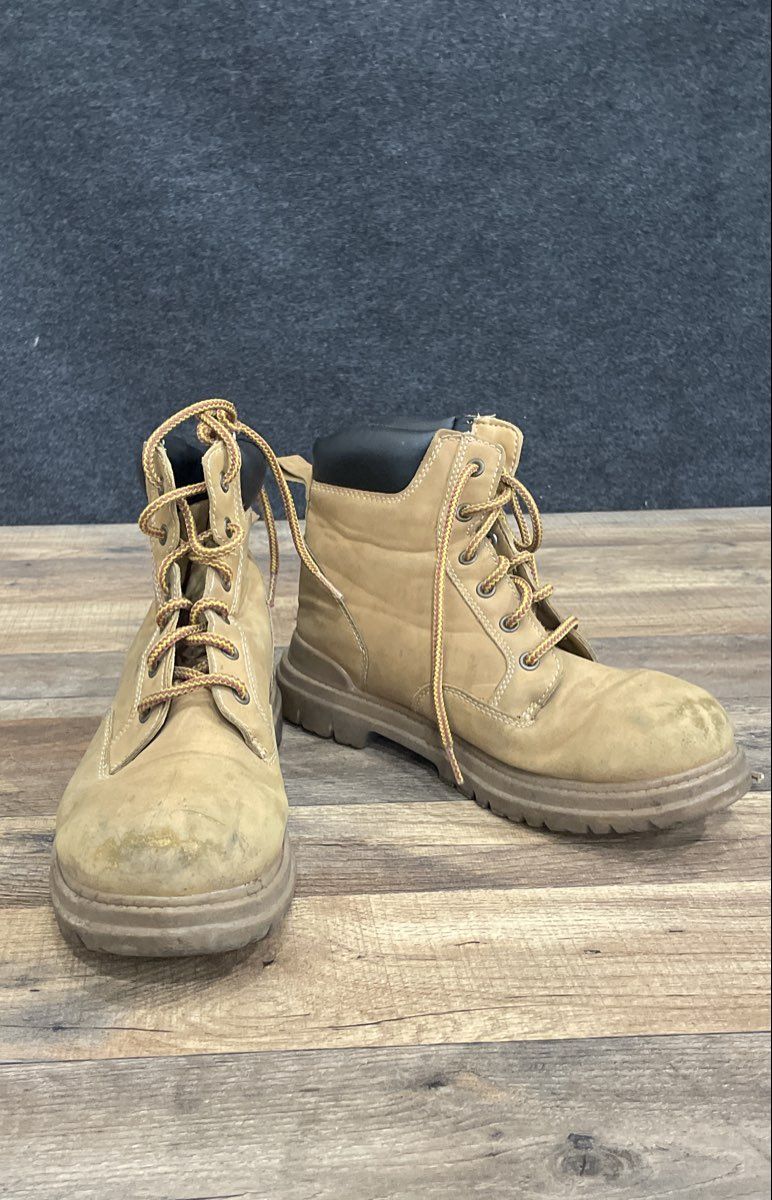 Ozark Trail Men's Brown Synthetic Lace Up Work Hiking Boots Size 7