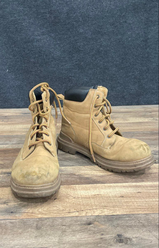 Ozark Trail Men's Brown Synthetic Lace Up Work Hiking Boots Size 7