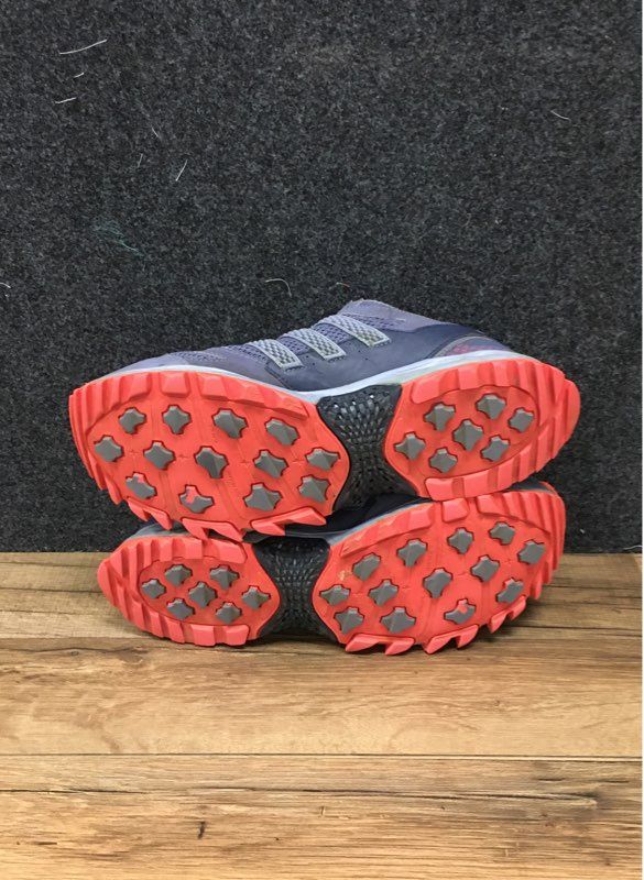 Adidas Kanadia 5 TR Grey Pink Orange Women's Trail Running Shoes Size 10